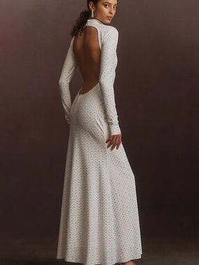 Anthropologie Delfi Collective Esme Long-Sleeve Maxi Dress size M nwt
